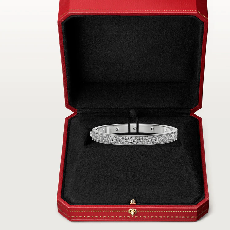 [Elowen jewelsry ]LOVE BRACELET 6.1MM DIAMOND-PAVED 10 BIG DIAMONDS