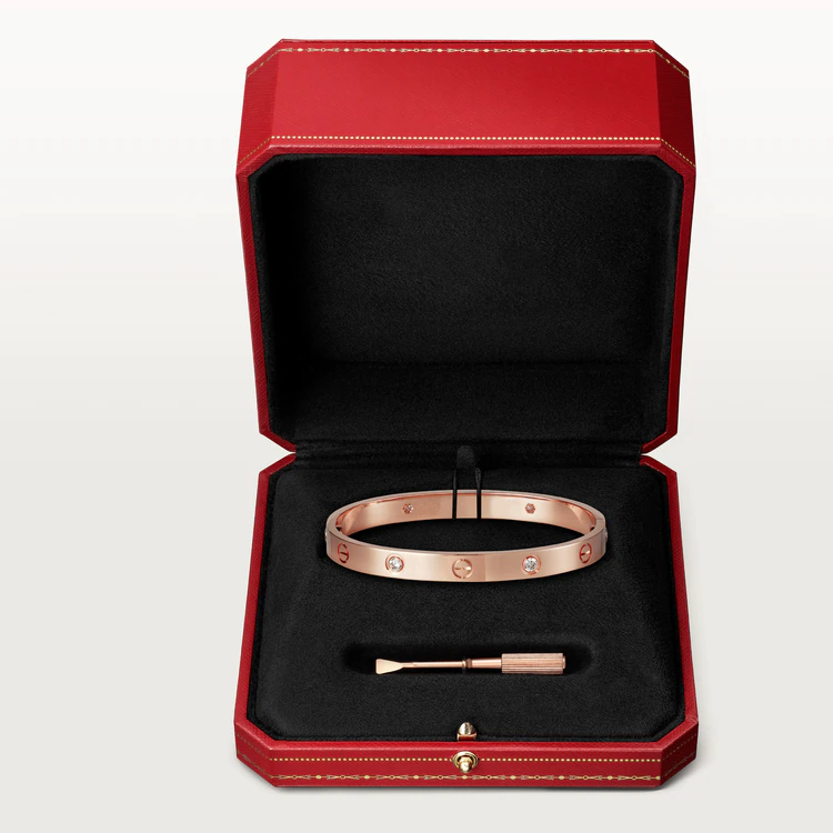 [Elowen jewelsry ]LOVE BRACELET 6.1MM 4 DIAMONDS