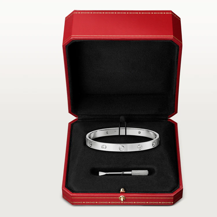 [Elowen jewelsry ]LOVE BRACELET 6.1MM 4 DIAMONDS