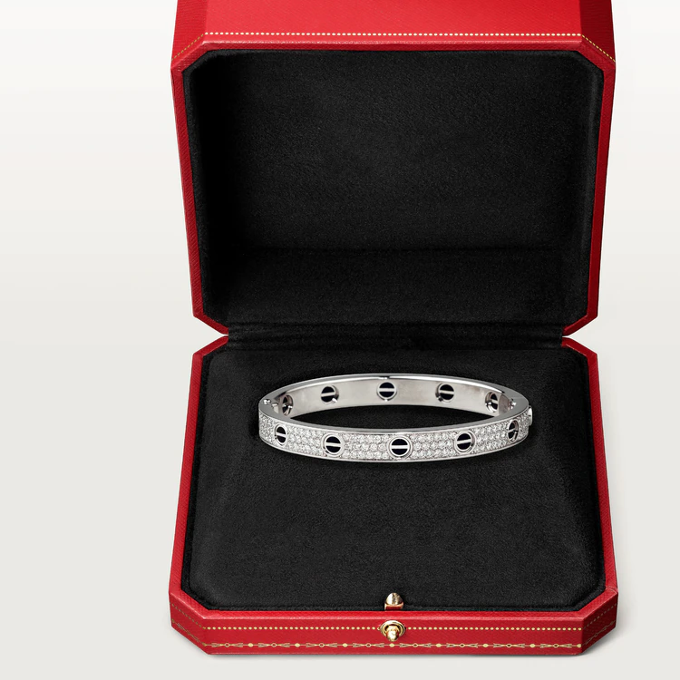 [Elowen jewelsry ]LOVE BRACELET 6.1MM DIAMOND-PAVED CERAMIC