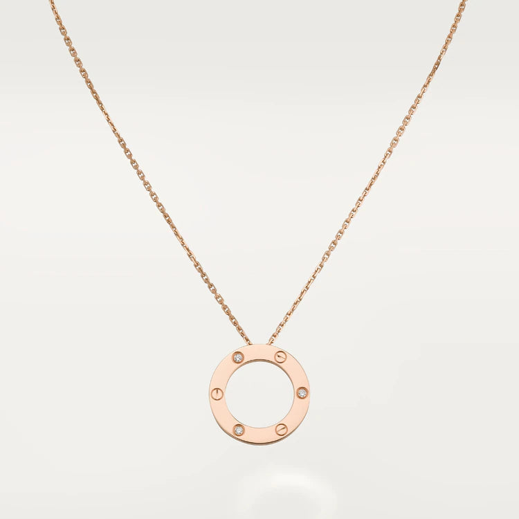 {
  "Elowen jewelsry": "Elowen ジュエリー",
  "LOVE NECKLACE 16MM 3 DIAMONDS": "LOVE ネックレス 16mm 3ダイヤモンド"
}