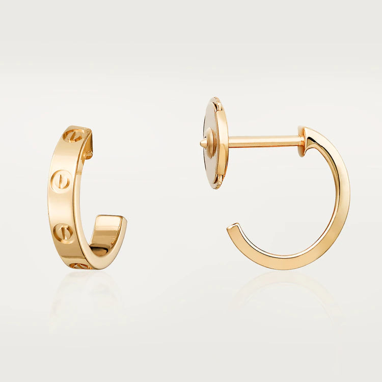 [Elowen Schmuck] LOVE OHRRINGE 2,65 MM ROSÉGOLD
