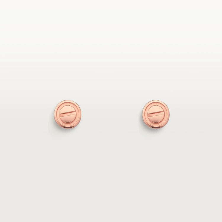 [Elowen jewelsry ]LOVE EARRINGS PINK GOLD 10MM