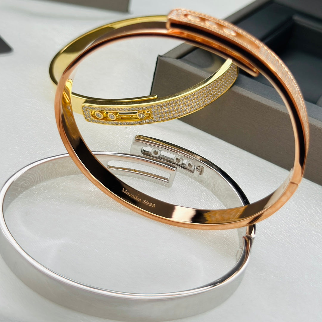 [Elowen Schmuck]Move Noa Roségold Pavé-Diamant-Armreif