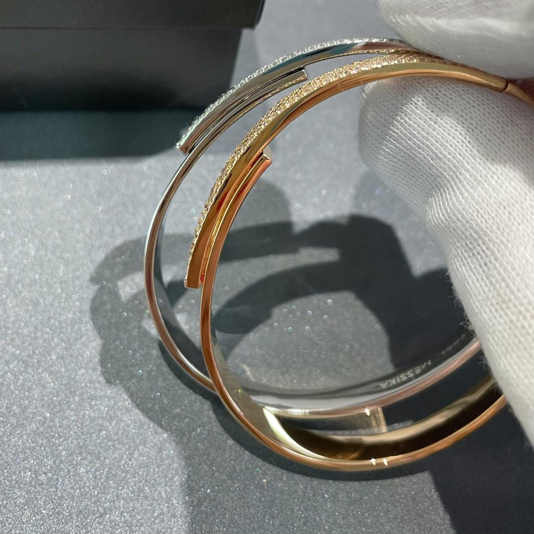 [Elowen Schmuck]Move Noa Roségold Pavé-Diamant-Armreif