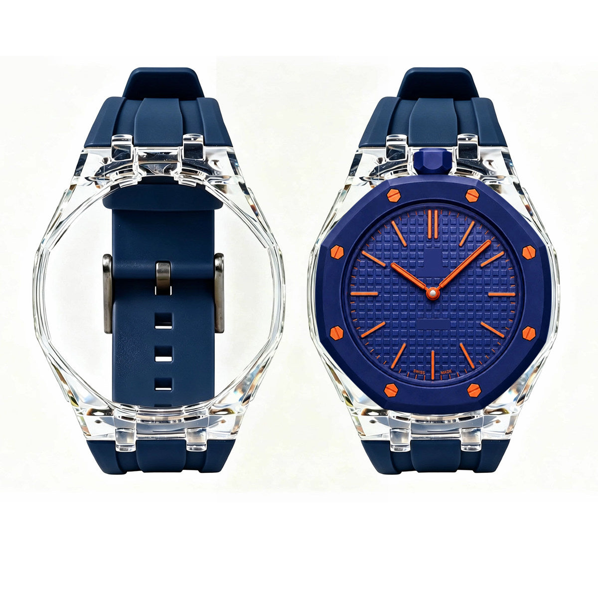 Royal Oak Pop Limited Edition: PC transparent case and silicone strap