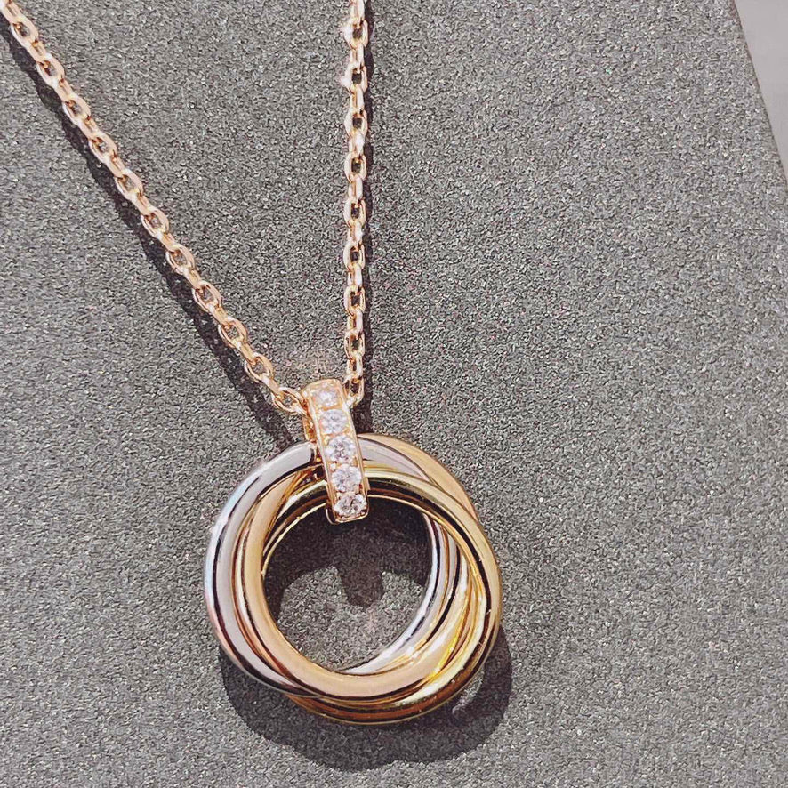 [Elowen jewelsry ]トリニティ ネックレス ゴールド ダイヤモンド