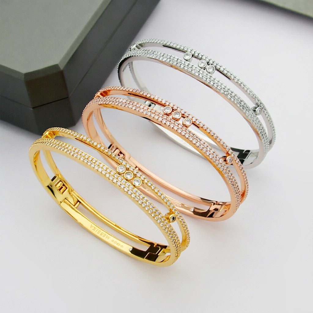 [Elowen jewelsry]Move Romane Pavé-Armreif