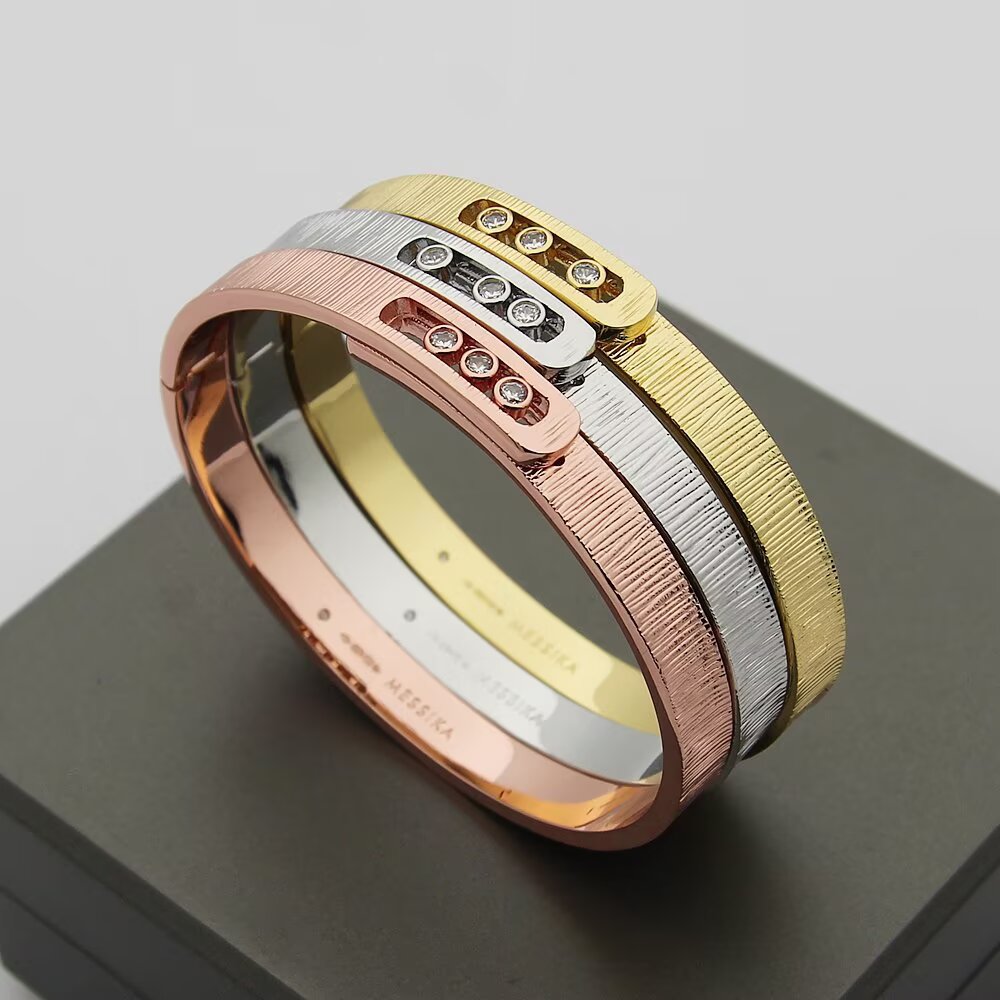 [Elowen Schmuck]Move Noa Ciselé Armreif