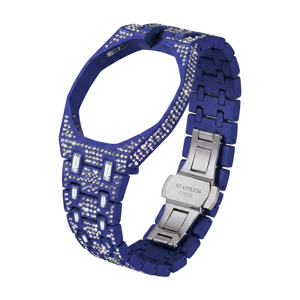 Royal Oak Pop Exklusiv Gehäuse aus Biokeramik & Armband aus Biokeramik voll besetzt mit Diamanten