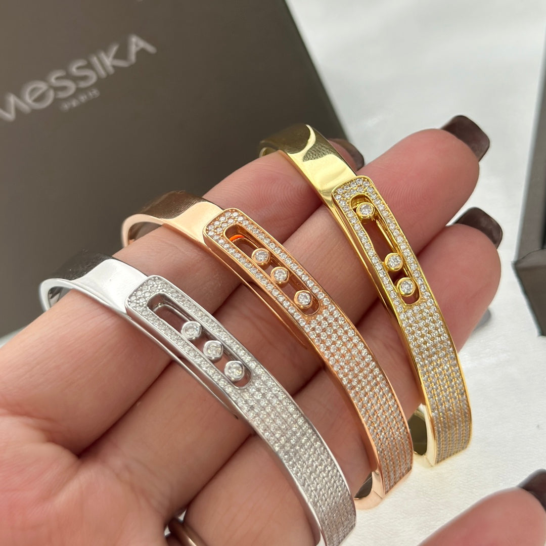 [Elowen Schmuck]Move Noa Roségold Pavé-Diamant-Armreif