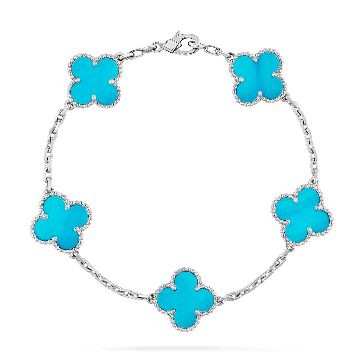 [Elowen Schmuck] CLOVER 5-MOTIV-ARMBAND KOLLEKTION TÜRKIS