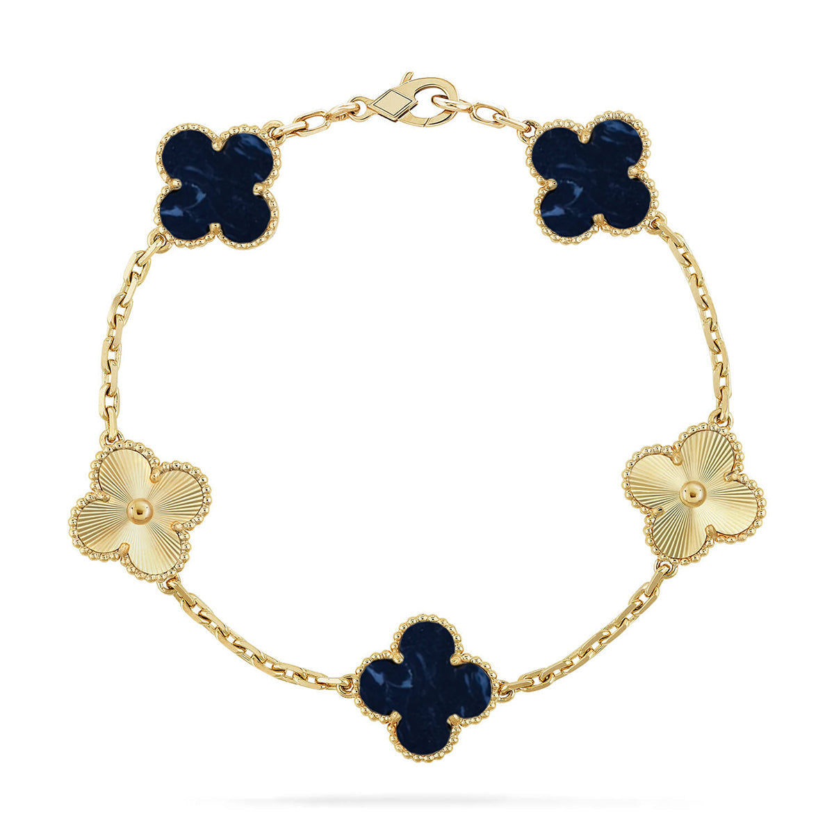 [Elowen jewelsry ]CLOVER 5 MOTIF PIETERSITE BRACELET COLLECTION