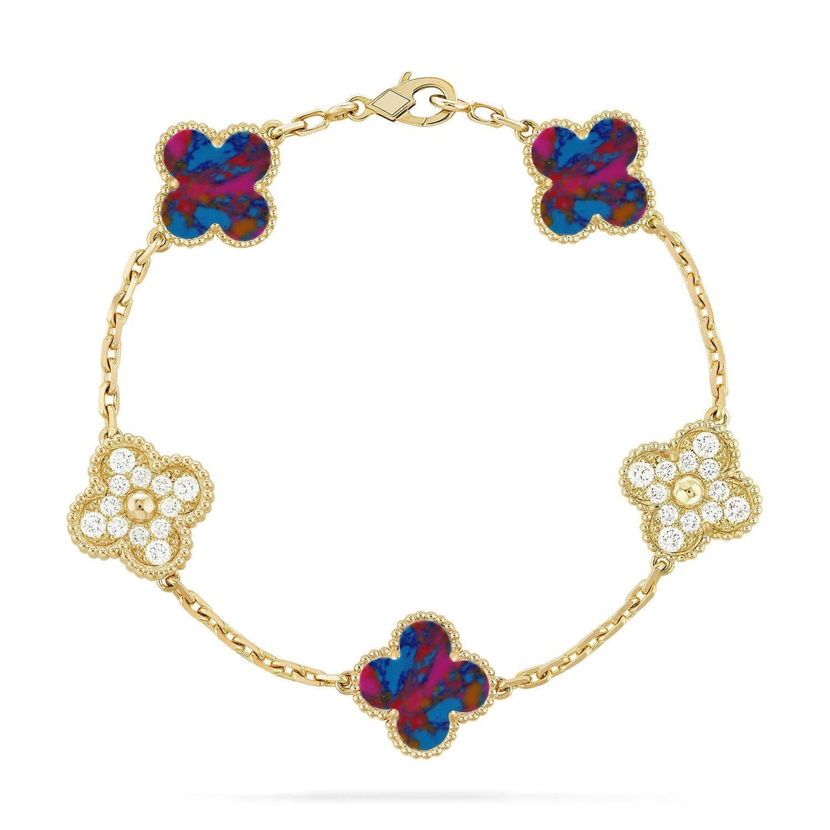 {
"Elowen jewelsry ": "Elowen Schmuck ",
"CLOVER 5 MOTIF COLOR GEMSTONES BRACELET COLLECTION": "KLEEBLATT 5-MOTIV EDELSTEIN-ARMBAND KOLLEKTION"
}