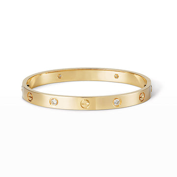 [Elowen jewelsry ]LOVE BRACELET 6.1MM 4 DIAMONDS