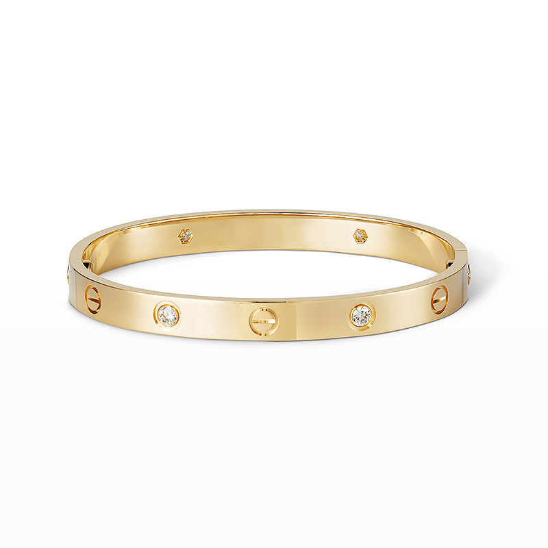 [Elowen jewelsry ]LOVE BRACELET 6.1MM 4 DIAMONDS
