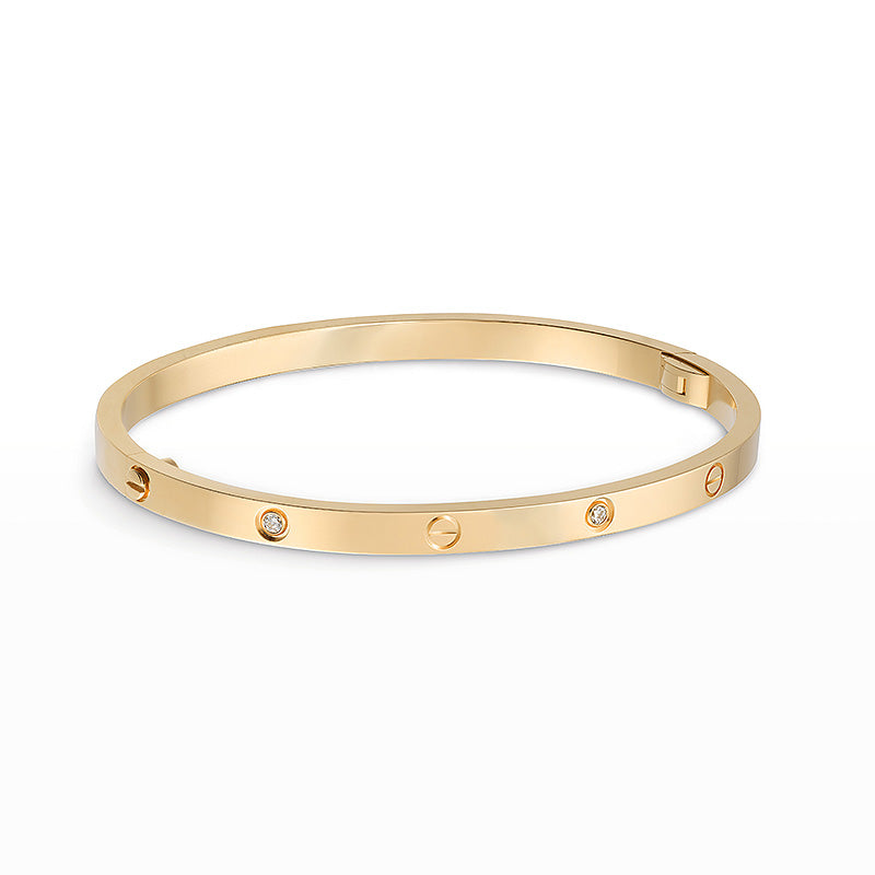 [Elowen Schmuck] LIEBESARMBAND 3,65 MM 6 DIAMANTEN
