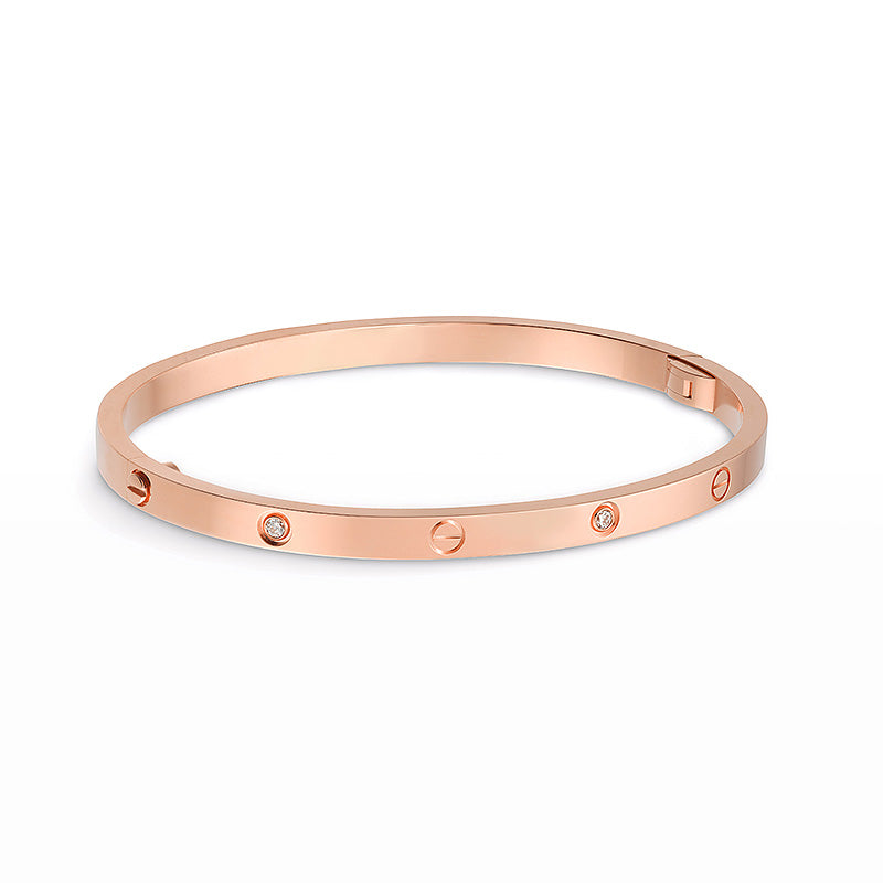 [Elowen Schmuck] LIEBESARMBAND 3,65 MM 6 DIAMANTEN