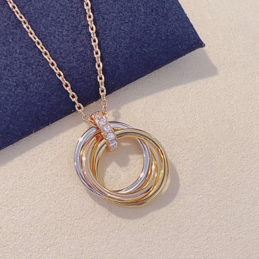 [Elowen jewelsry ]トリニティ ネックレス ゴールド ダイヤモンド