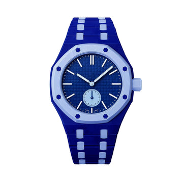 Oak Pop Exclusive Dunkelblauer und hellblauer Biokeramik-Armband