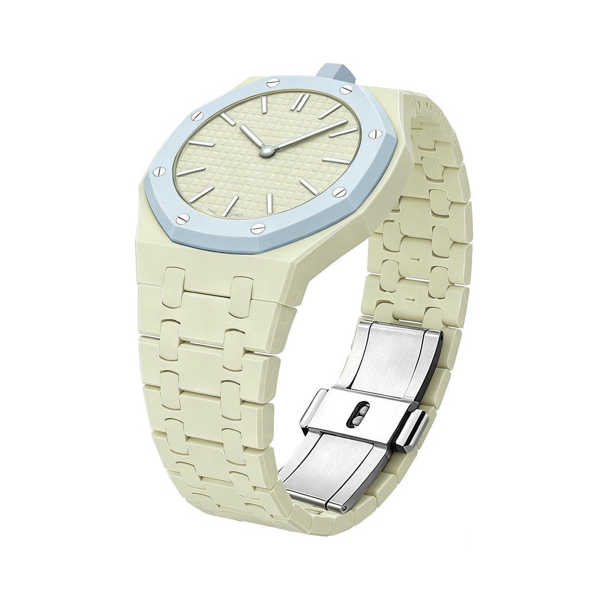 Royal Oak Pop Exklusives Biokeramik-Gehäuse & Biokeramik-Armband Pure Color