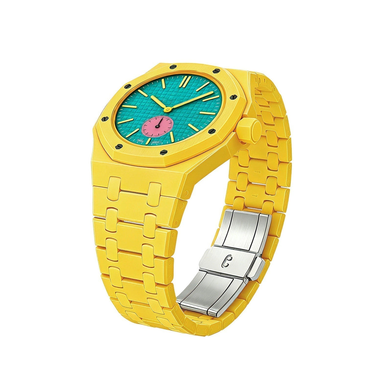 Royal Oak Pop Exklusives Biokeramik-Gehäuse & Biokeramik-Armband Pure Color