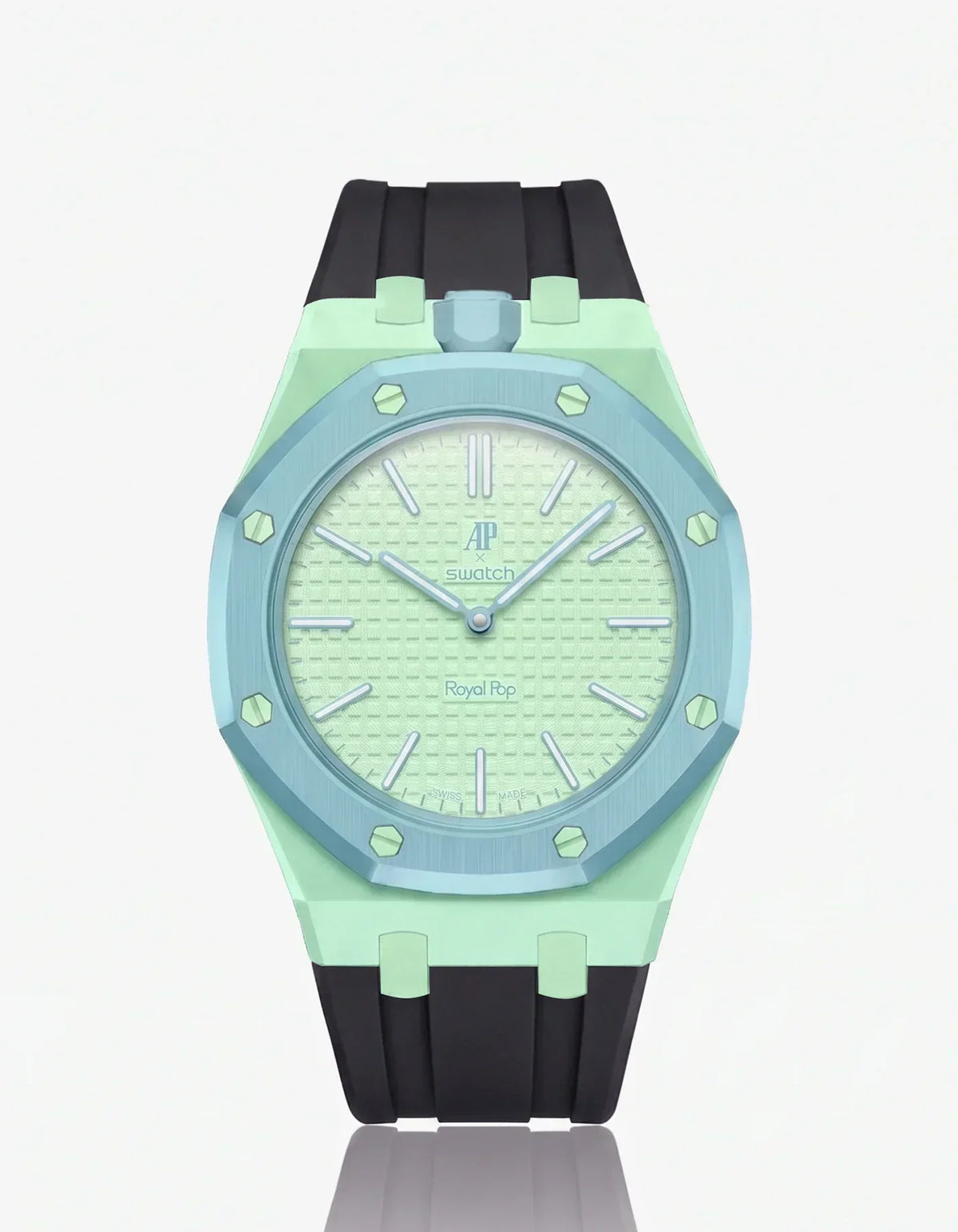 Silikonarmband & Gehäuse „Royal Pop“ Blaue Acht (Farben anpassbar)