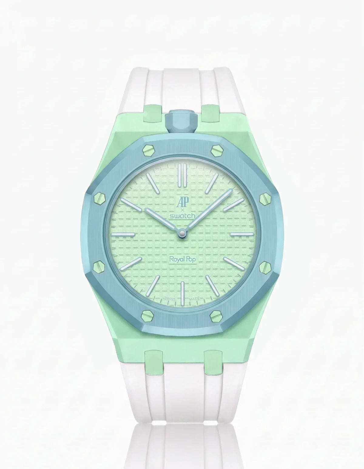 Silikonarmband & Gehäuse „Royal Pop“ Blaue Acht (Farben anpassbar)