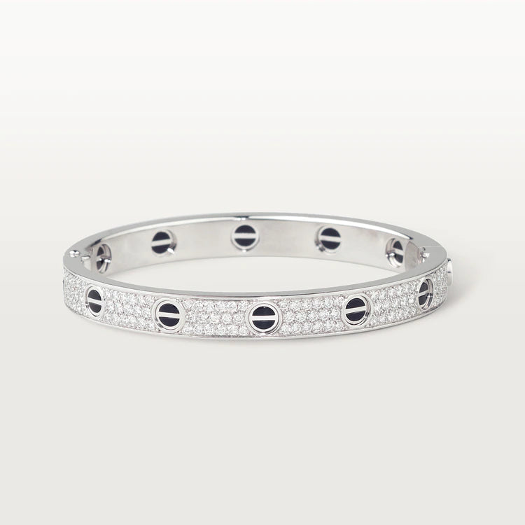 [Elowen jewelsry ]LOVE BRACELET 6.1MM DIAMOND-PAVED CERAMIC