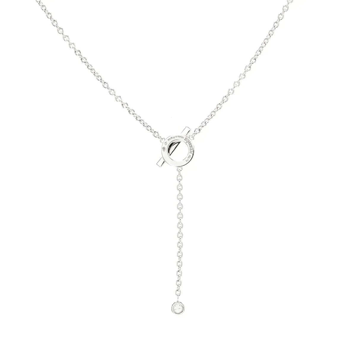 [Elowen jewelsry ]FINESSE SILVER DIAMOND NECKLACE