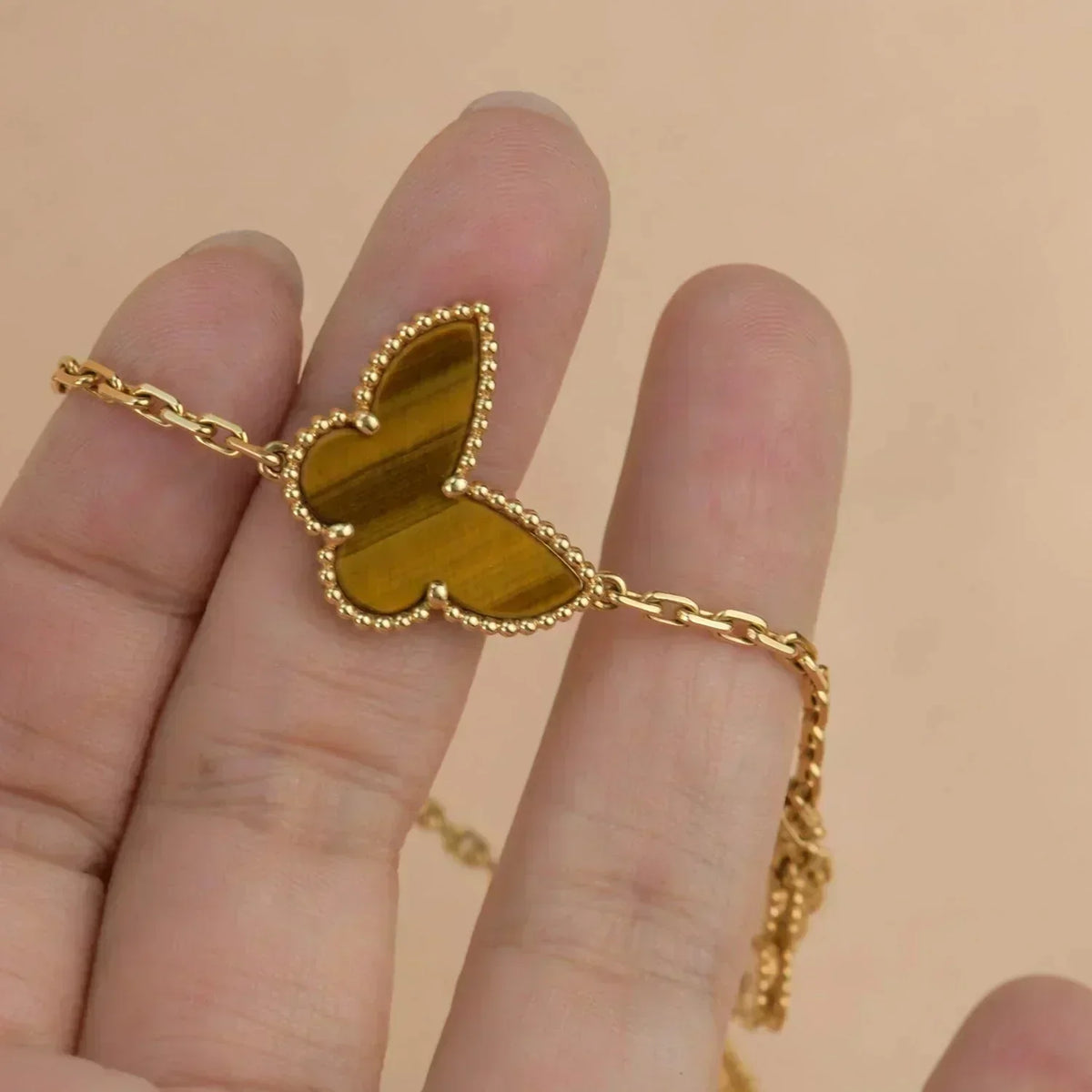 [Elowen jewelsry ]LUCKY SPRING 5 MOTIF GOLD BRACELET