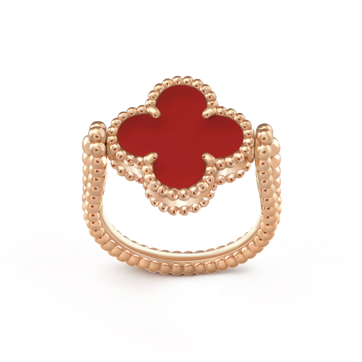 [Elowen jewelsry ]CLOVER RIVERSIBLE PINK GOLD RING