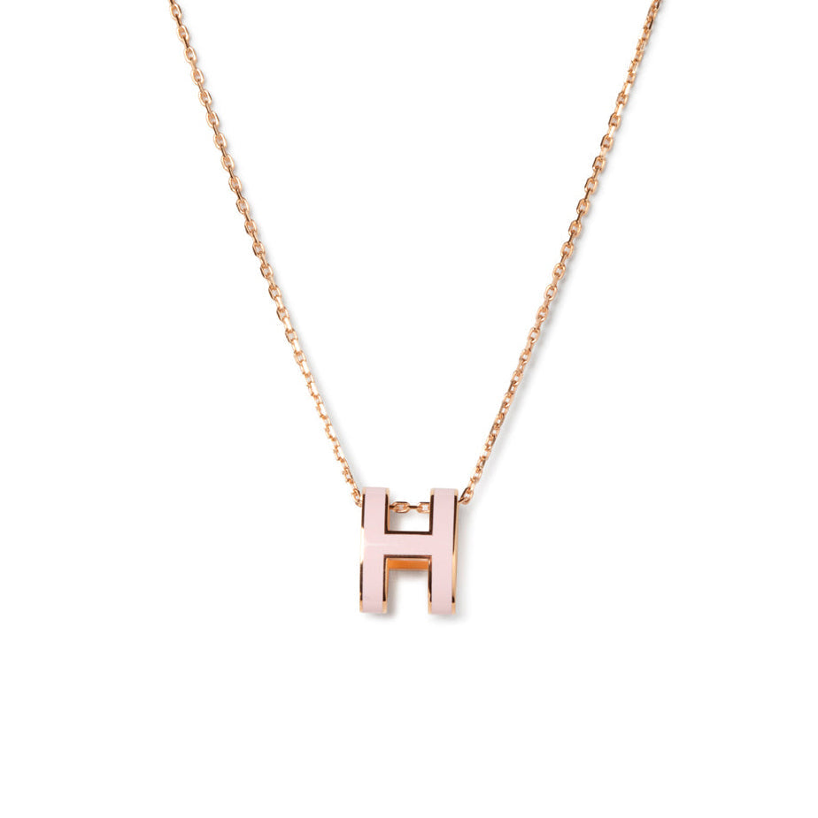[Elowen Schmuck] POP H Anhänger Roségold