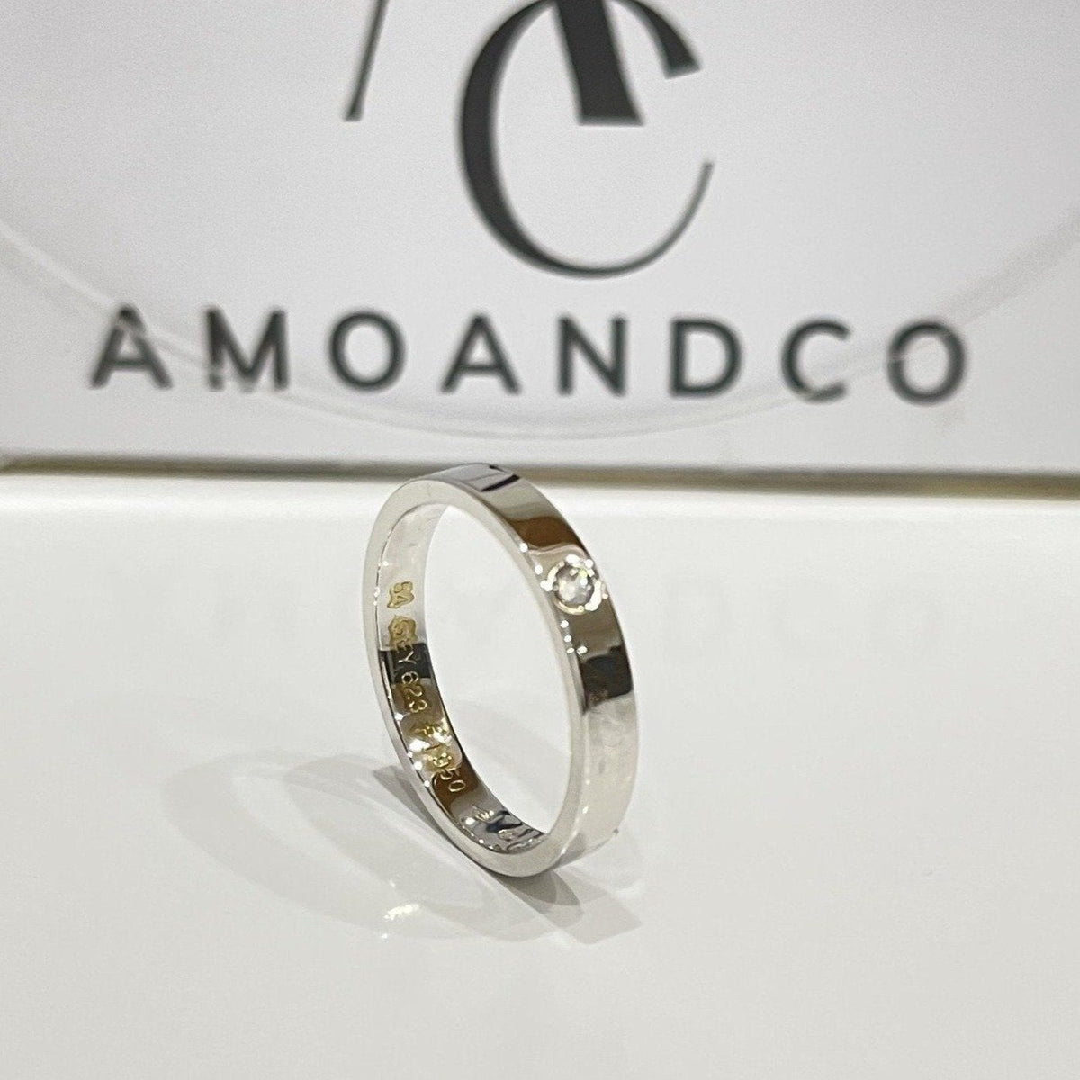 [Elowen Schmuck] LOVE RING 4MM 1 DIAMANT