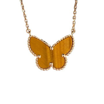 [Elowen jewelsry ] TIGER__ EYE BUTTERFLY NECKLACE