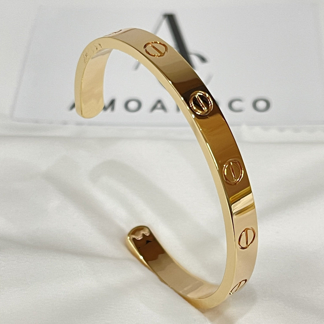 [Elowen jewelry] ラブブレスレット 6.1MM オープンカフ