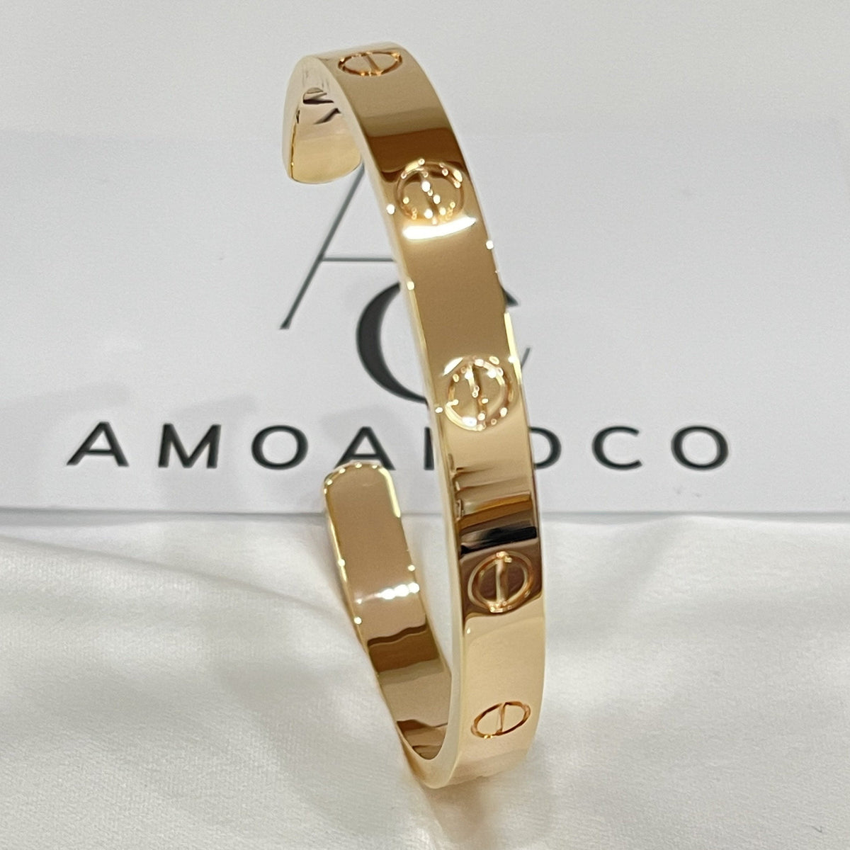 [Elowen jewelsry ]LOVE BRACELET 6.1MM OPEN CUFF
