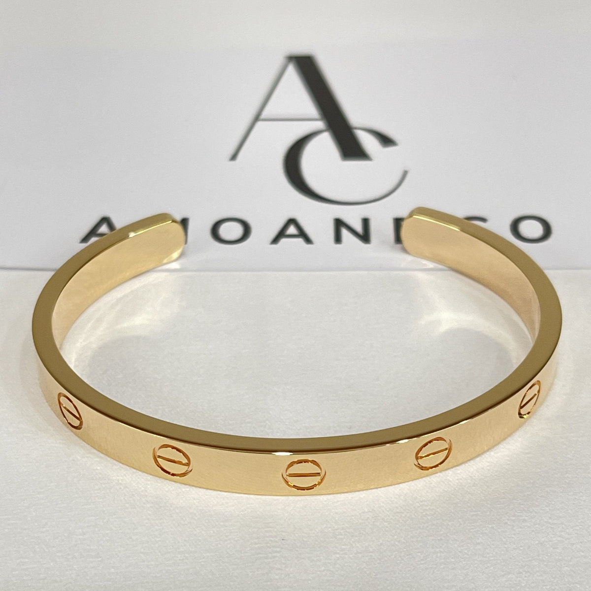 [Elowen jewelsry ]LOVE BRACELET 6.1MM OPEN CUFF