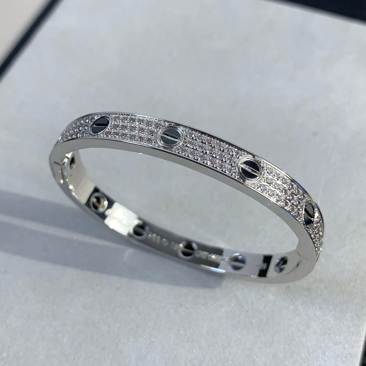 [Elowen jewelsry ]LOVE BRACELET 6.1MM DIAMOND-PAVED CERAMIC