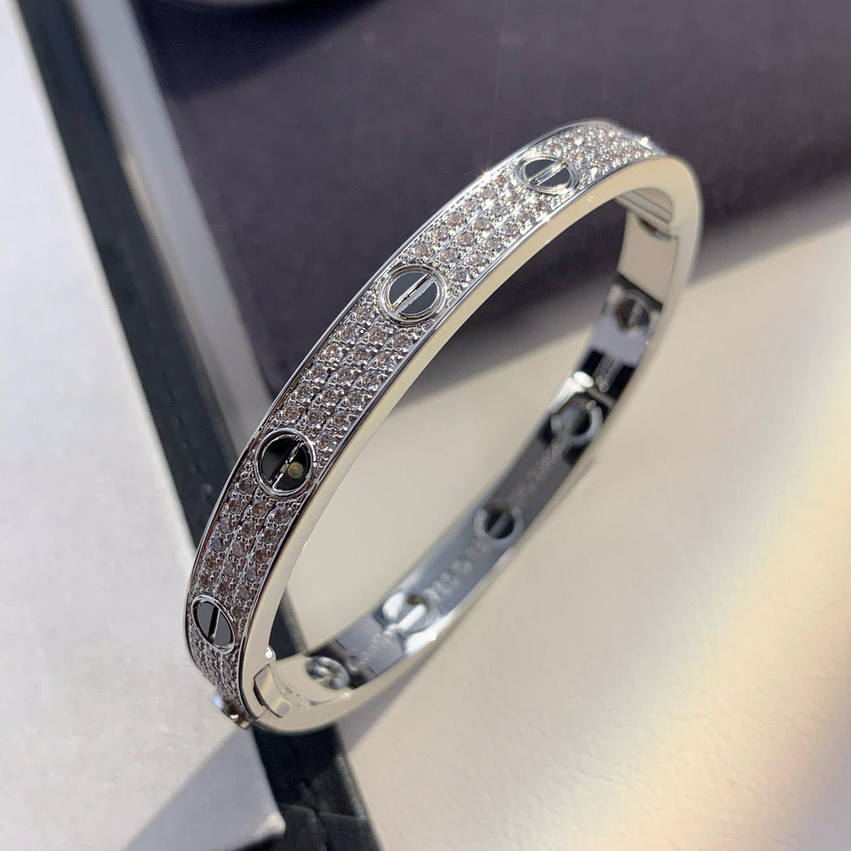[Elowen jewelsry ]LOVE BRACELET 6.1MM DIAMOND-PAVED CERAMIC