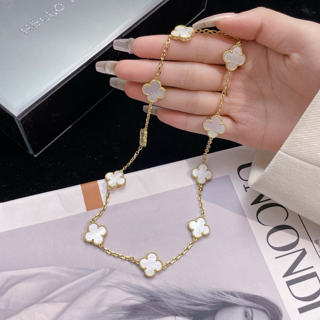 {"[Elowen jewelsry ]CLOVER 10 MOTIFS WHITE MOTHER OF PEARL NECKLACE": "【Elowen jewelry】クローバー 10モチーフ ホワイトマザーオブパール ネックレス"}