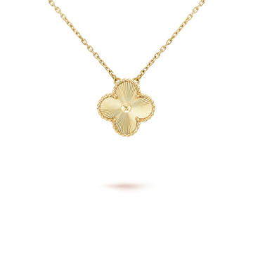 [Elowen jewelry] クローバー 15mm レーザーネックレス