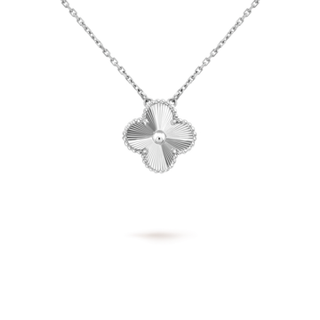 [Elowen Schmuck] KLEEBLATT 15 MM LASER-HALSKETTE SILBER