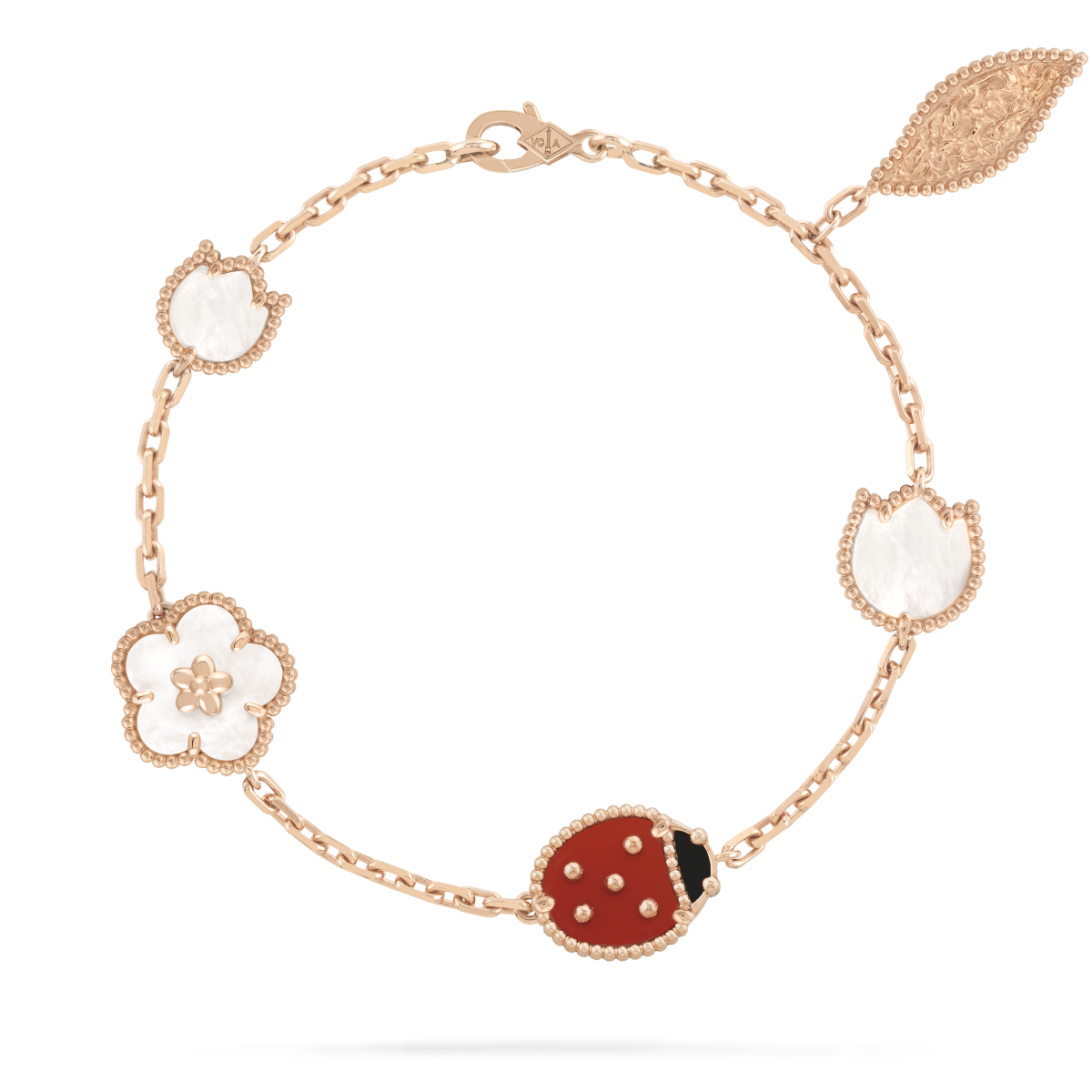 [Elowen jewelsry ]LUCKY SPRING 5 MOTIF BRACELET