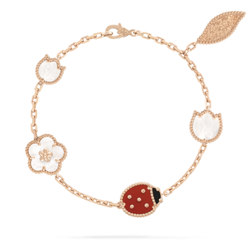 [Elowen jewelsry ]LUCKY SPRING 5 MOTIF BRACELET