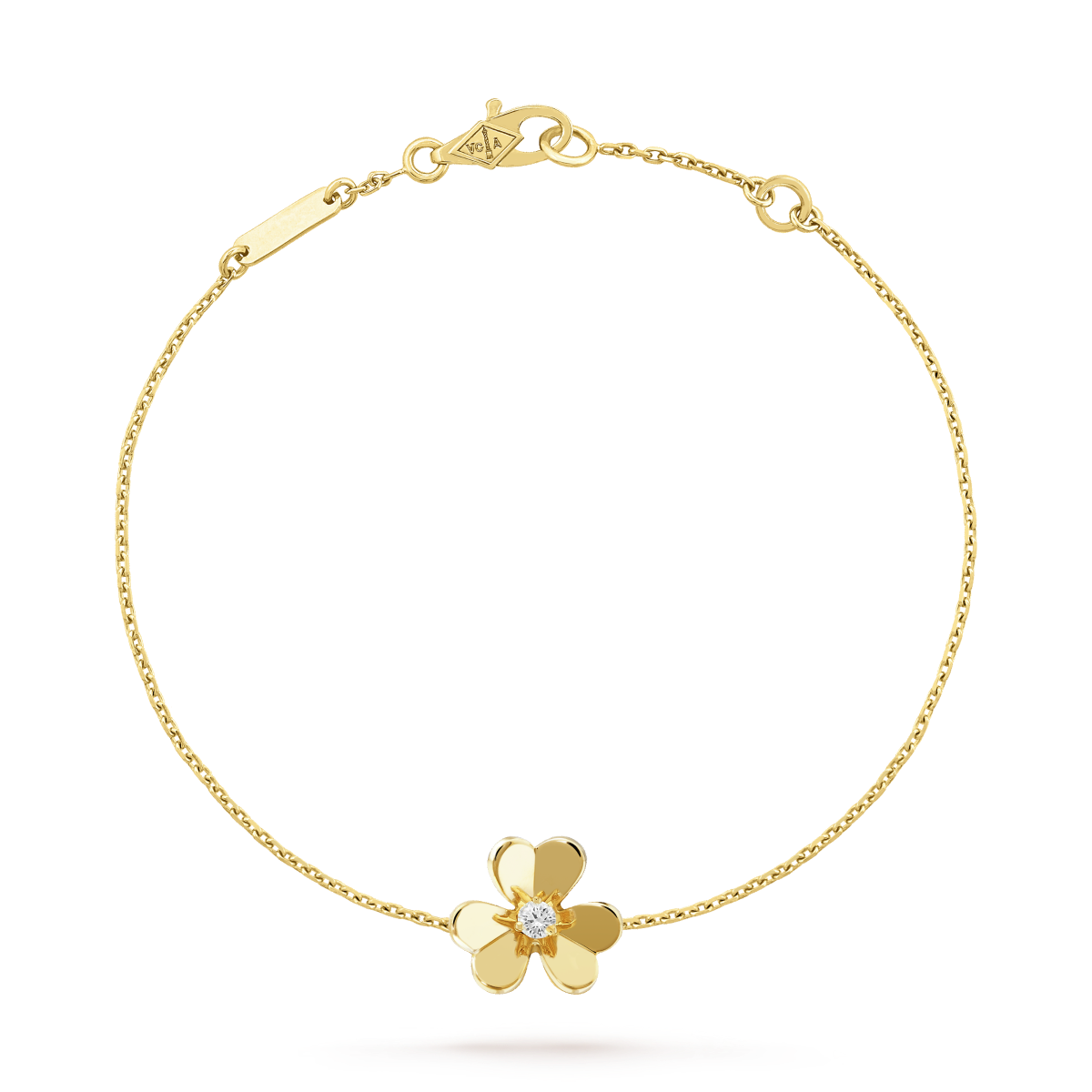 [Elowen jewelsry ]FRIVOLE GOLD FLOWER PINK MALACHITE BRACELET