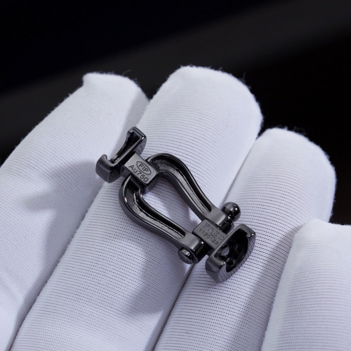 [Elowen jewelsry ]FORCE LARGE SERIES HORSESHOE BLACK SAMURAI BRACELET