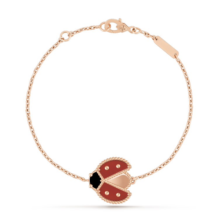 {
  "Elowen jewelsry": "Elowen ジュエリー",
  "LUCKY SPRING 1 MOTIF PINK GOLD BRACELET": "ラッキー スプリング 1モチーフ ピンクゴールド ブレスレット"
}