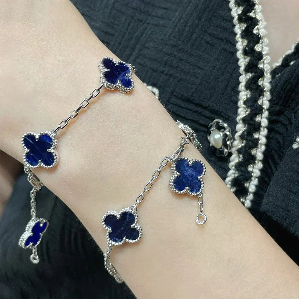 [Elowen jewelsry ]CLOVER 5 MOTIF PIETERSITE BRACELET COLLECTION