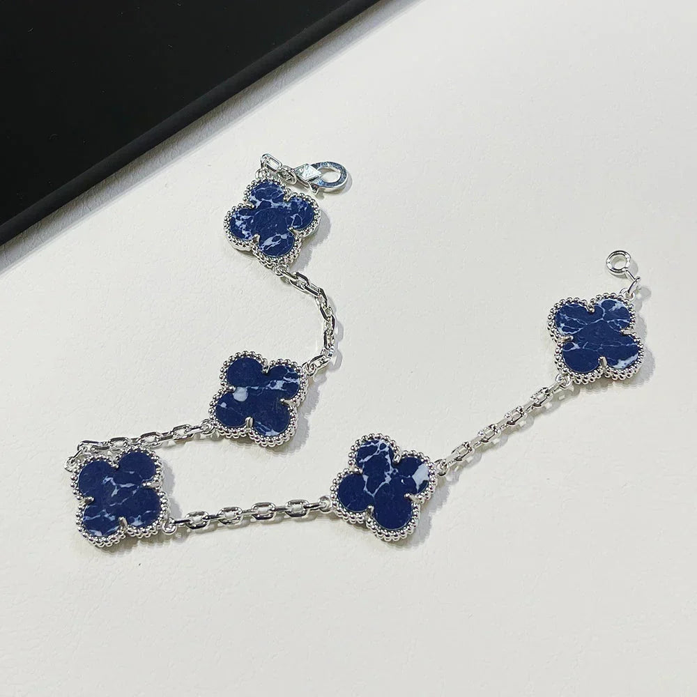 [Elowen jewelsry ]CLOVER 5 MOTIF PIETERSITE BRACELET COLLECTION